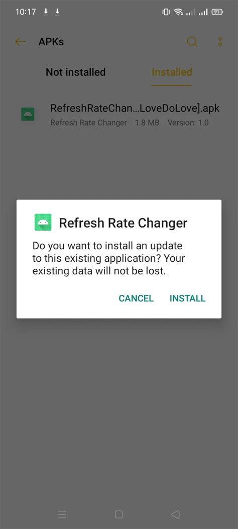 Refresh rate changer android.  The ideal app for refresh rate control.  Screen Refresh Rate T...
