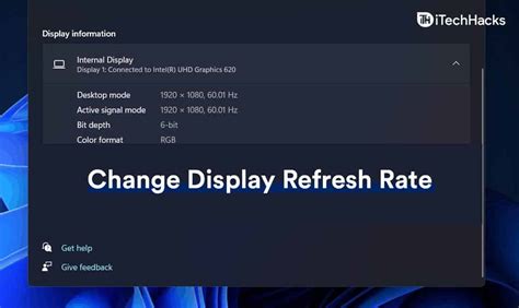 Refresh rate control.  Download Display Refresh Rate Controller - A tool that helps you monit...