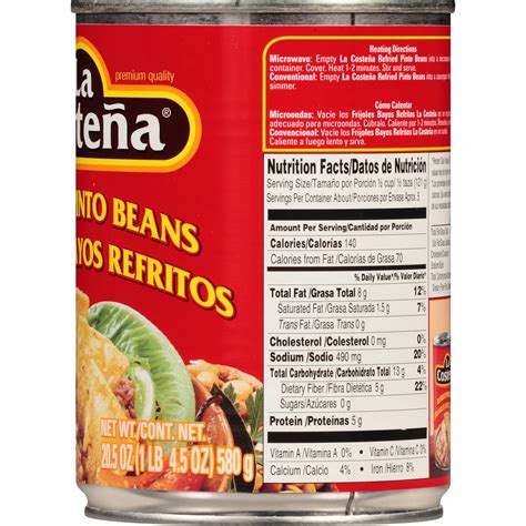 Refried Beans Calories, Carbs & Nutrition Facts MyFitnessPal