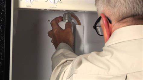 Refrigerator Repair- Replacing the Water Filter (Frigidaire Part - YouTube