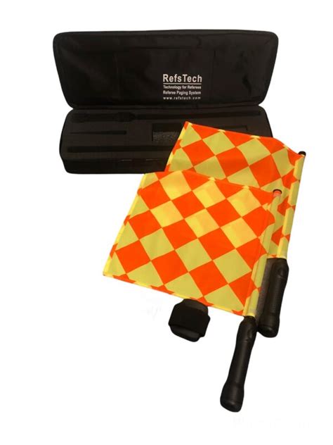 Refstech - Buzzer Referee Flags- Referee Paging System- Electronic ...