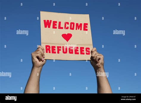 Refugees Welcome Photos and Premium High Res Pictures