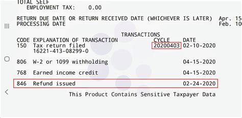 Refund Date On Transcript