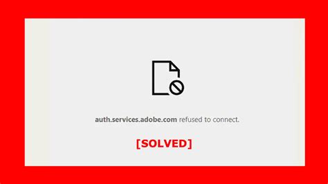 Refused to Connect Error [SOLVED] Graphics Gaga