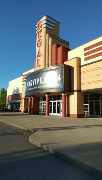 Regal Marysville. Read Reviews | Rate Theater. 9811 State Ave, Marysville , WA 98270. 844-462-7342 | View Map. Theaters Nearby. Ponyo - Studio Ghibli Fest 2024. Today, May 1. There are no showtimes from the theater yet for the selected date. Check back later for a complete listing.. 