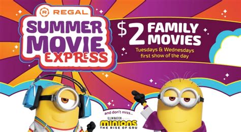 Regal theaters to show kids movies for $2 this summer