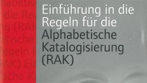 Regeln für die alphabetische katalogisierung, rak. - Guida alla selezione dei relè abb.