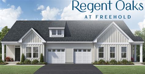 Regent oaks at freehold. Search Toll Brothers new homes in desirable cities from the up-and-coming Hoboken to the quiet Freehold. Limited-Time Incentives * ... Regency at Manalapan - Retreat. Single Family Priced From. $886,995. Regency at Manalapan - Preserve ... Regent Oaks at Freehold 55 + Freehold, NJ | Monmouth County. From 1,670–2,676 sq ft; 2–3; 