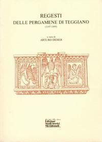 Regesti delle pergamene di teggiano, 1197 1499. - Revision der sektion corylifolii, (gattung rubus, rosaceae) in skandinavien und im nördlichen mitteleuropa.