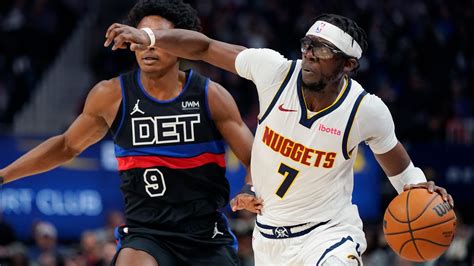 Reggie Jackson leads Nuggets past Pistons for 107-103 win after Nikola Jokic ejected