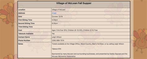 Regina and Area Fall/Fowl Supper Guide : r/regina - Reddit