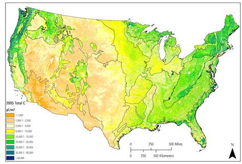 Regional NPP and Carbon Stocks in Southwestern USA …