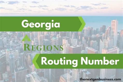 Regions ga routing number. Find out the state of your routing or transit number for Regions Bank, such as Alabama, Arkansas, Florida, Georgia, Illinois, Indiana, Kentucky, Missouri, North Carolina, Tennessee, Texas and Virginia. See the full list of states and their routing numbers. 