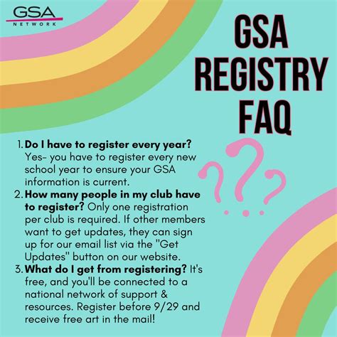 Register Your GSA &ndash; GSA Network