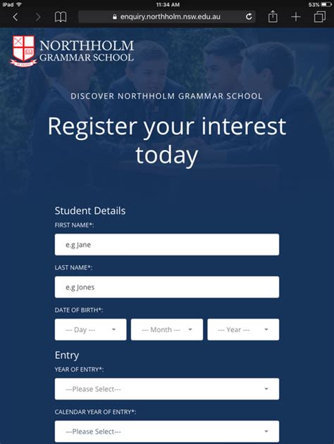 Register Your Interest for F1 - SRC