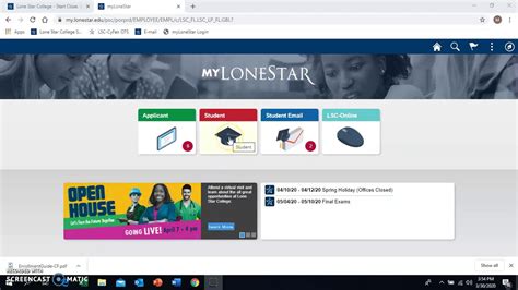 Student Support Services. https://lonestar.service-now.com. Phone Number: 1-866-614-5014. We are available by e-mail, phone, or through our website. For IT Service Desk Chat, click on the button above to open a new page.. 