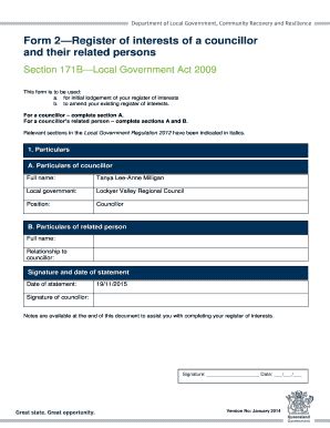 Register of interests for Councillor Gary Hopkins