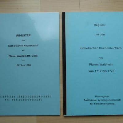 Register zu den katholischen kirchenbücher der pfarrei walsheim/blies. - Thema und tradition in den asaf-psalmen.
