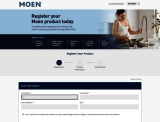 Register.moen.com - Product Information. Model Number *. Serial Number *. Help me locate my Model or Serial Number. Purchased From. Delivery Date *. When did the product arrive at your home, either from an online purchase or an in-store visit? Price Paid.