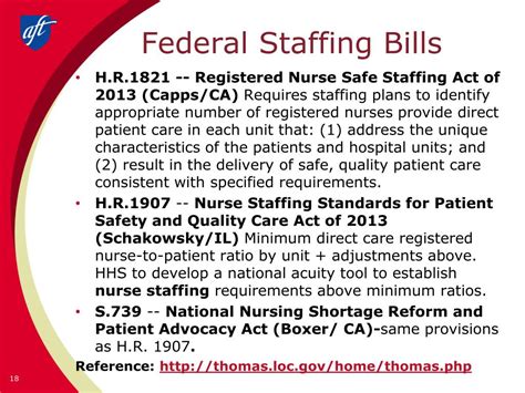 Registered nurse safe staffing act.  Strong staffing Support when it matters ...