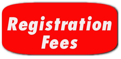 Registration fees