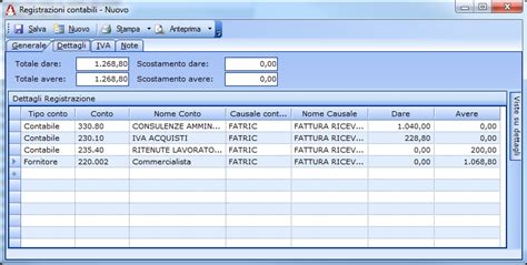 Registrazione Fatture Professionisti Contabilita Facile