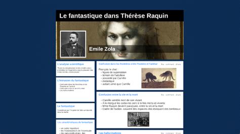 Registre Fantastique Therese Raquin Etudier