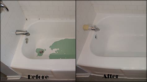 Reglaze bathtub. The first step for removing rust from a bathtub is to sand down any excess. Landmark Home Warranty recommends using fine sandpaper or a steel brush to create a smoother surface. You want this surface to be as flat as possible to allow the epoxy to form a watertight and airtight seal over the area. If the rusted area has also left a stain on the ... 