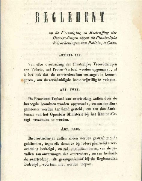 Reglement overtreding