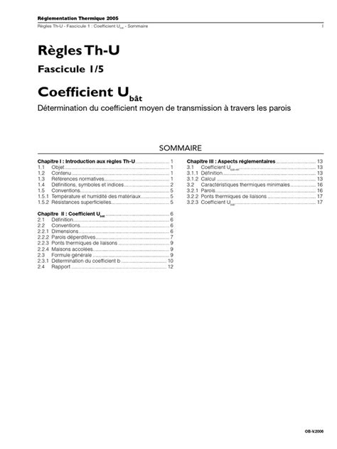 Regles Th-U Fascicule 1 - [PDF Document]