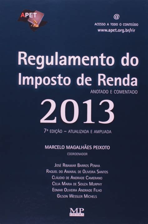 Regulamento do imposto de renda anotado. - Guide to climatological practices third edition wmo.