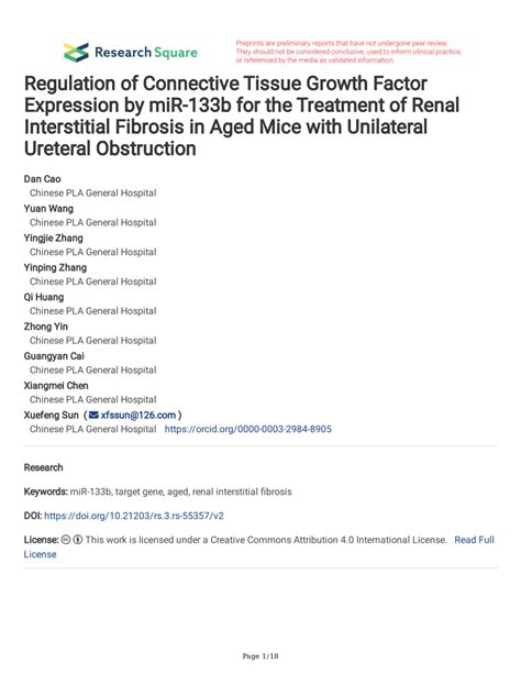 Regulation of connective tissue growth factor expression by miR …