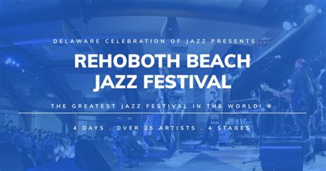 Rehoboth Beach Jazz Festival 2024 [LiveStream] at Rehoboth Beach, DE…