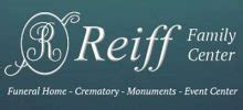 Reiff funeral home independence obituaries.  Published OCt.  Plus info on funeral...