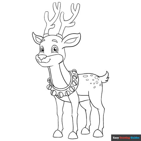 Reindeer Coloring Pages PDF