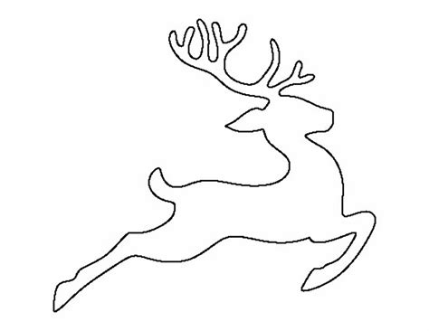 Reindeer Drawing Outline