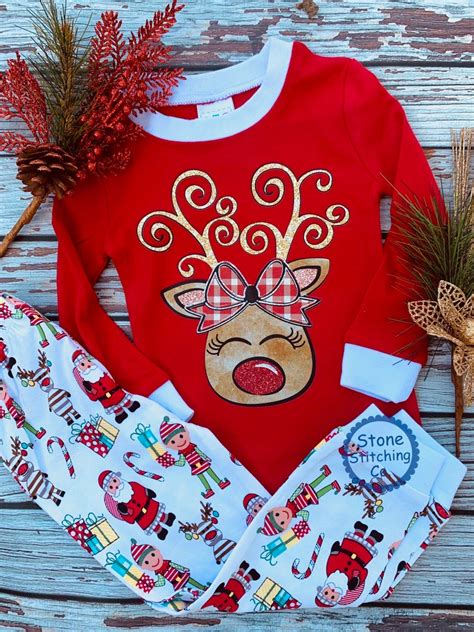 Reindeer Pjs - Etsy