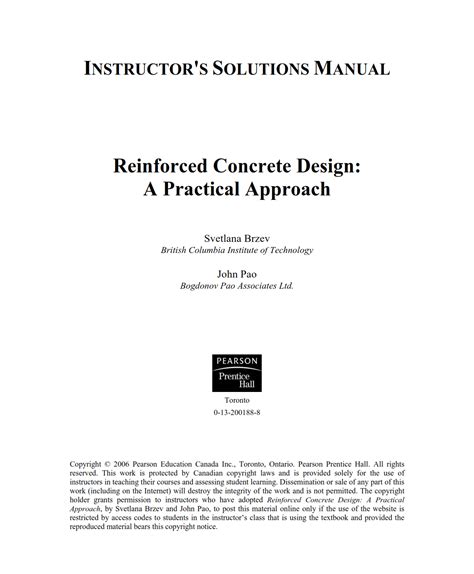 Reinforced concrete design brzev solution manual. - La guida ufficiale per la recensione 14 di gmat.