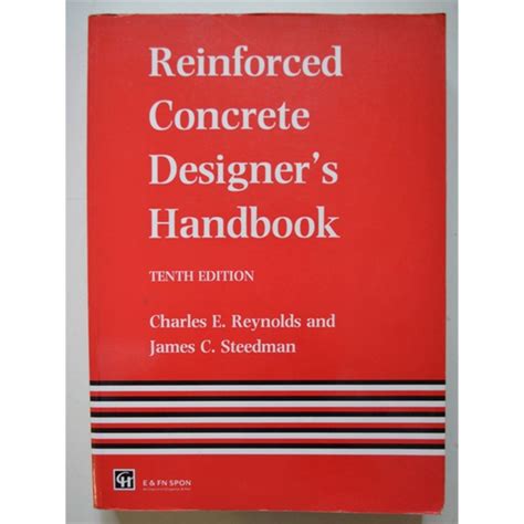 Reinforced concrete designers handbook tenth edition. - Mitteilungen an max über den stand der dinge und anderes.