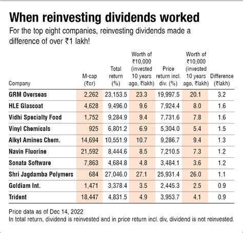 Determine the dividends paid per share of company stock. Find 