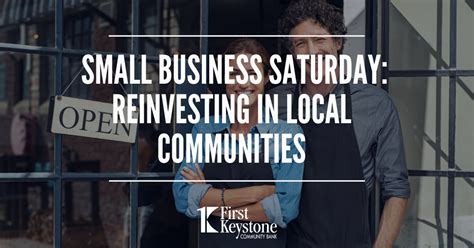 Reinvesting in the community for Small Business Saturday