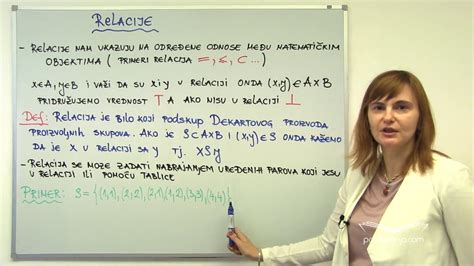 Relacije - Matematika I - YouTube