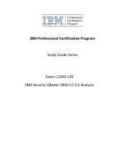Related C1000-139 Certifications