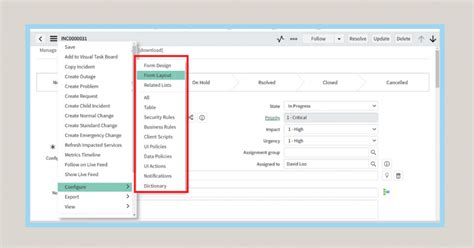 Related list view servicenow.  Right-click on the column header and select "Configure > List...