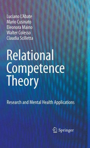 Relational Competence Theory: Research and Mental Healt…