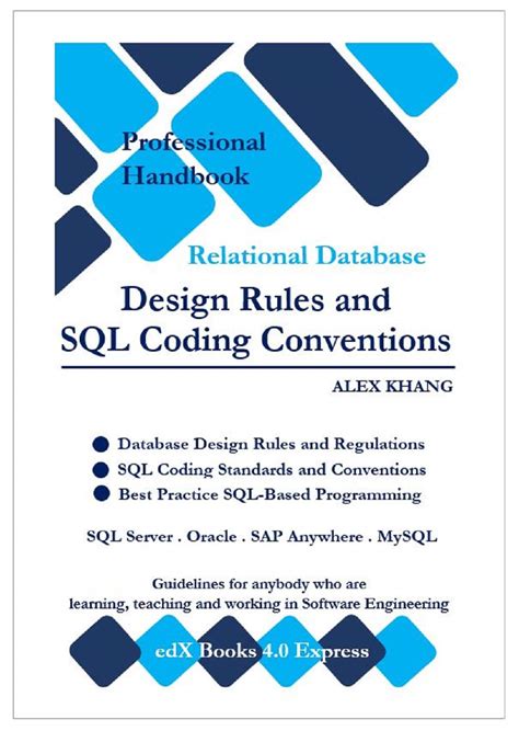 Relational Database - Design Rules and SQL Coding Conventions