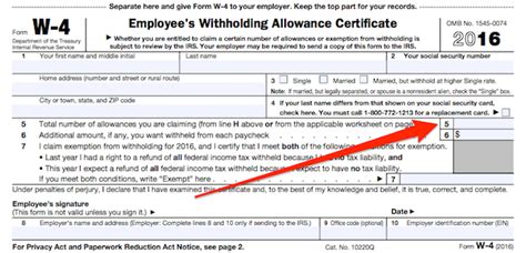 Relationship Between W-4 Allowances & Tax Return Amount