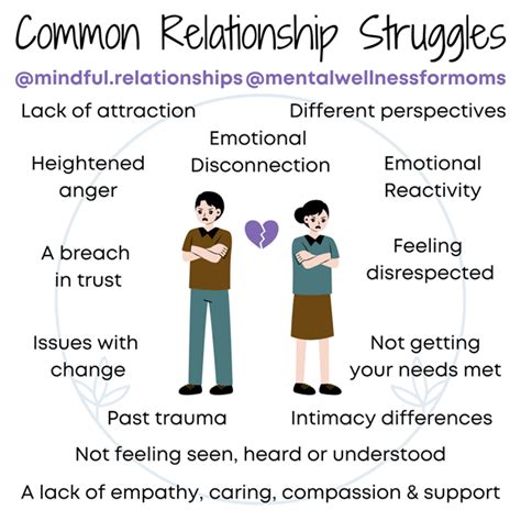 Relationship struggles reddit.  Identify and be aware of your triggers.  ...