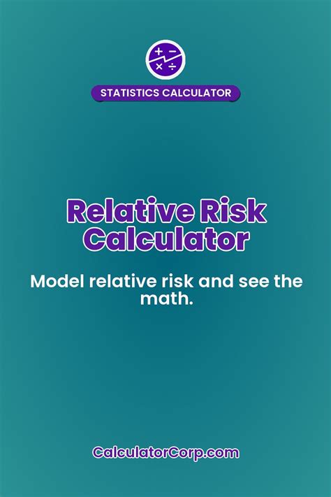 Relative risk calculator.  The LV calculator allows you to successfull...