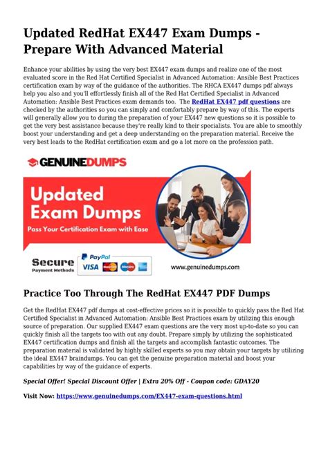 Relevant EX447 Exam Dumps